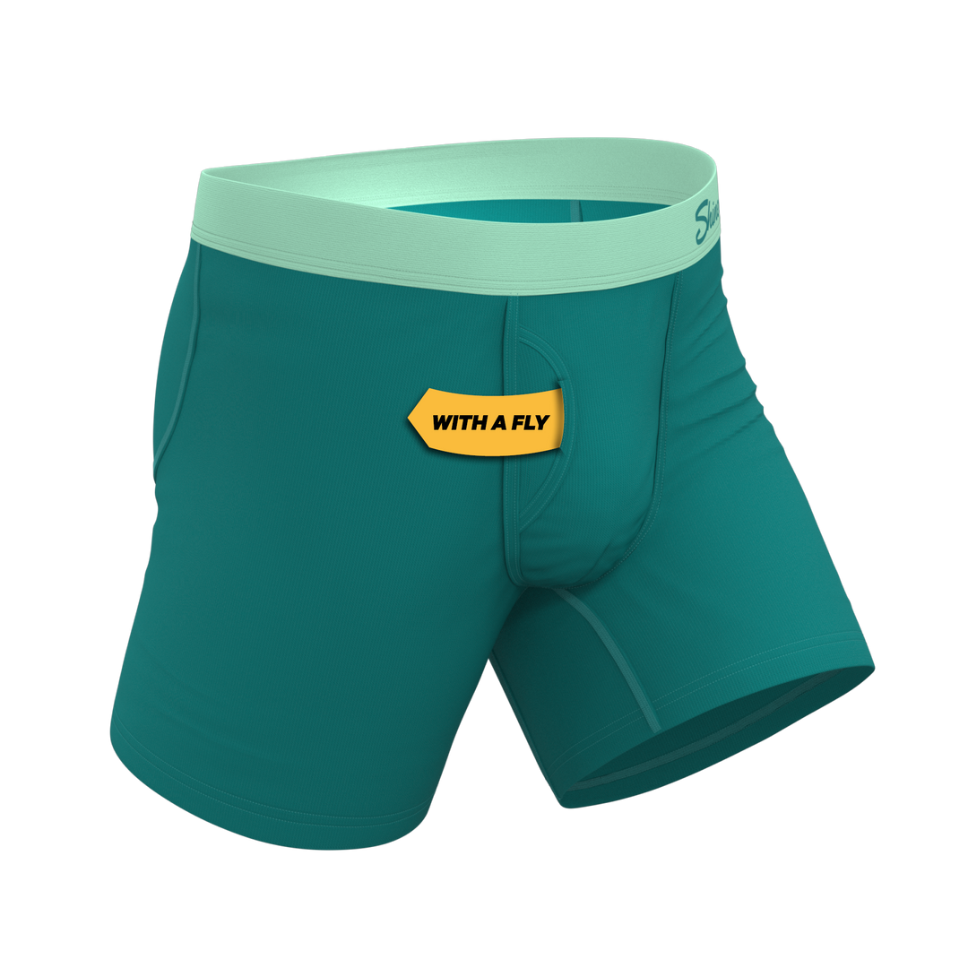 The Maldives | Teal Ball Hammock® Pouch Underwear With Fly