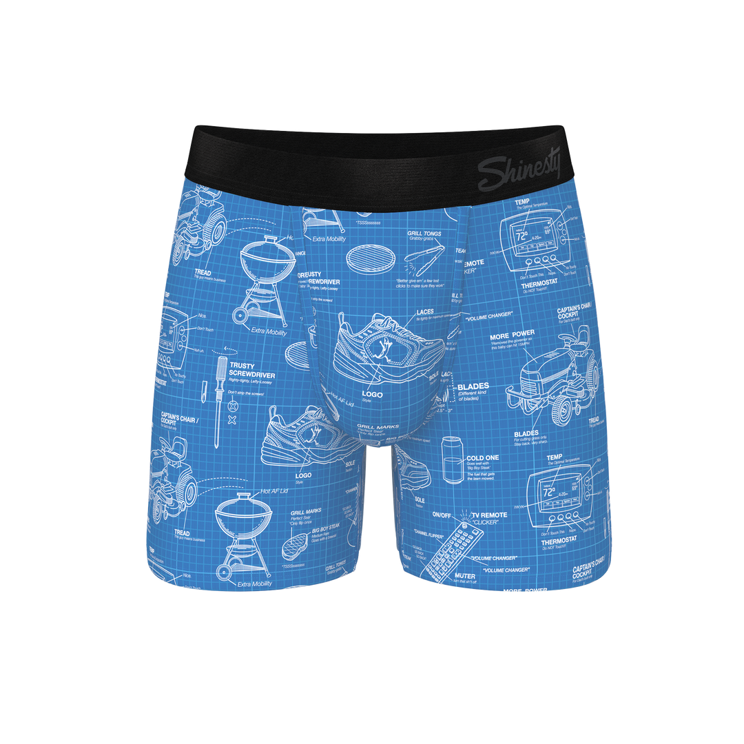 The Man With A Plan | Blueprint Ball Hammock® Pouch Underwear