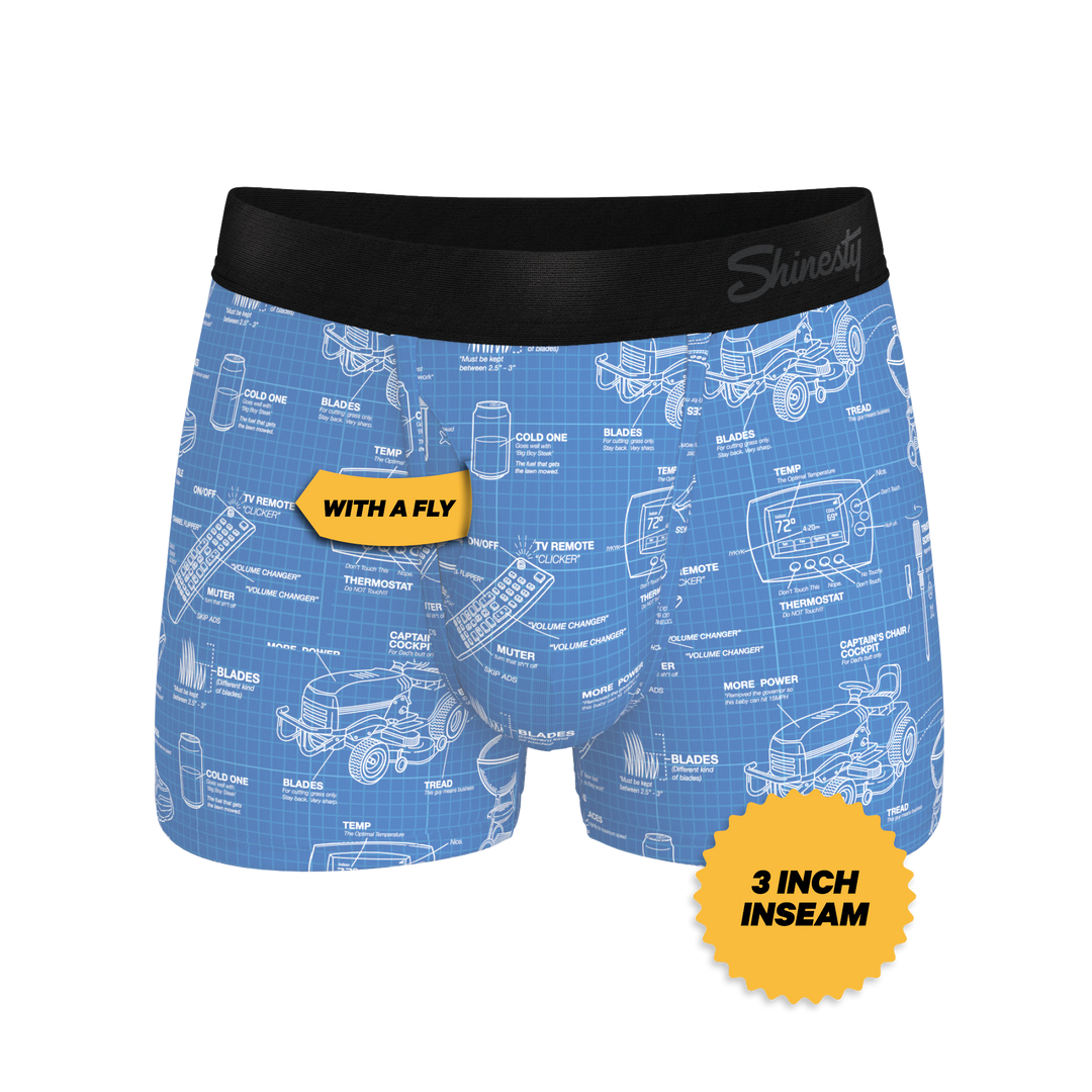 The Man With A Plan | Blueprint Ball Hammock® Pouch Trunks Underwear