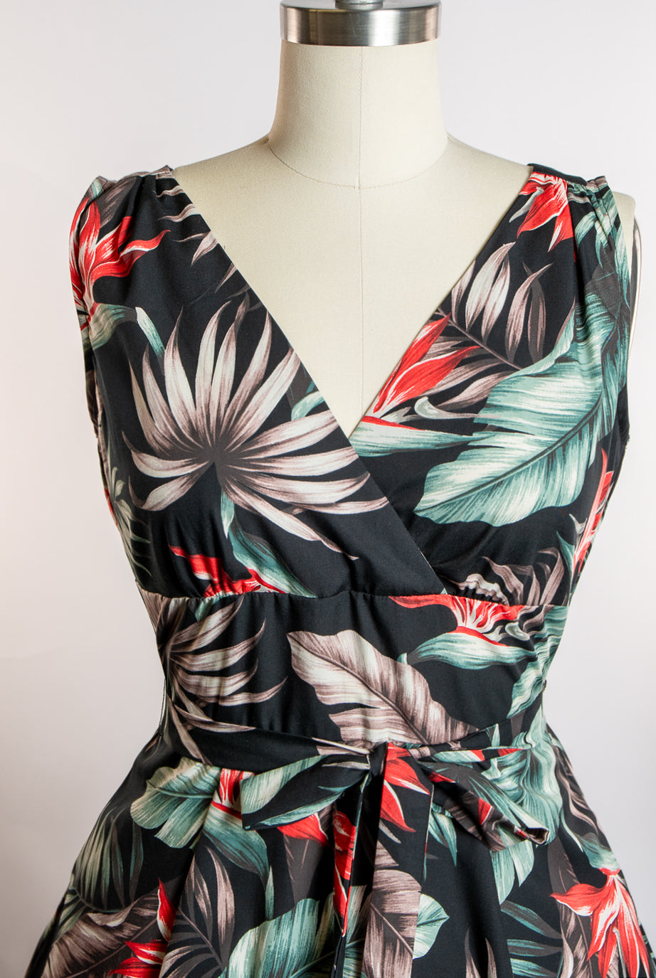 Marie Dress - Bird of Paradise, Black