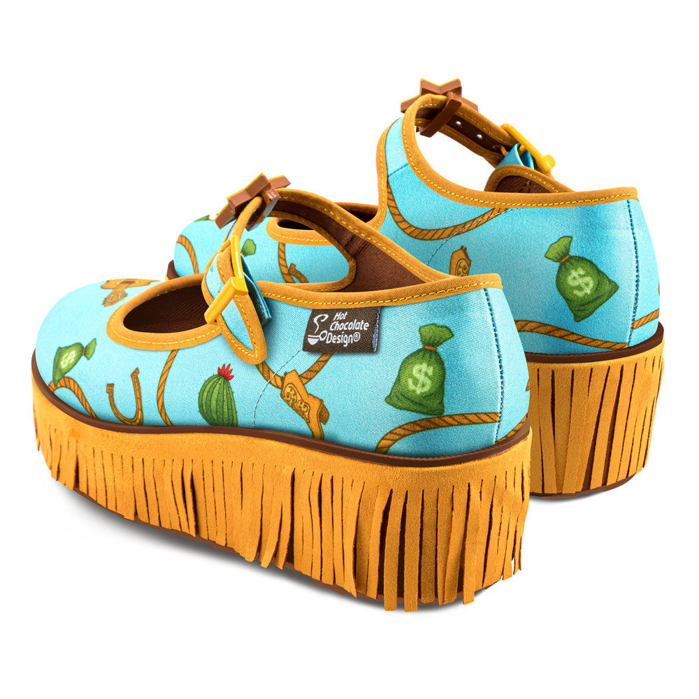 Chocolaticas® Sheriff Women's Mary Jane Platform