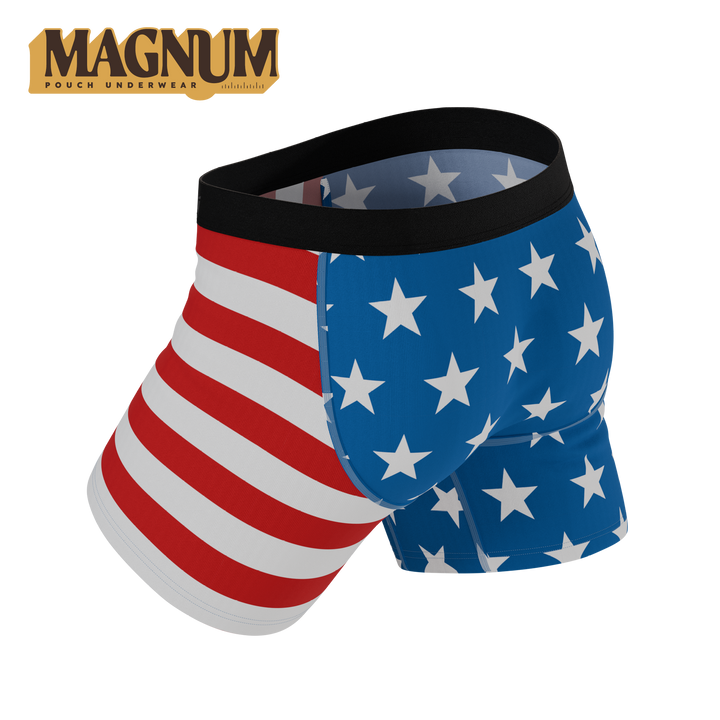 The Mascot | American Flag Ball Hammock® Magnum Big Pouch Underwear