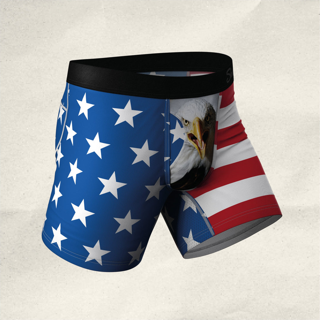 The Mascot | American Flag paradICE™ Cooling Ball Hammock® Underwear With Fly