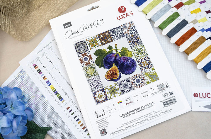 Mediterranean Fig Mosaic B7057L Counted Cross-Stitch Kit