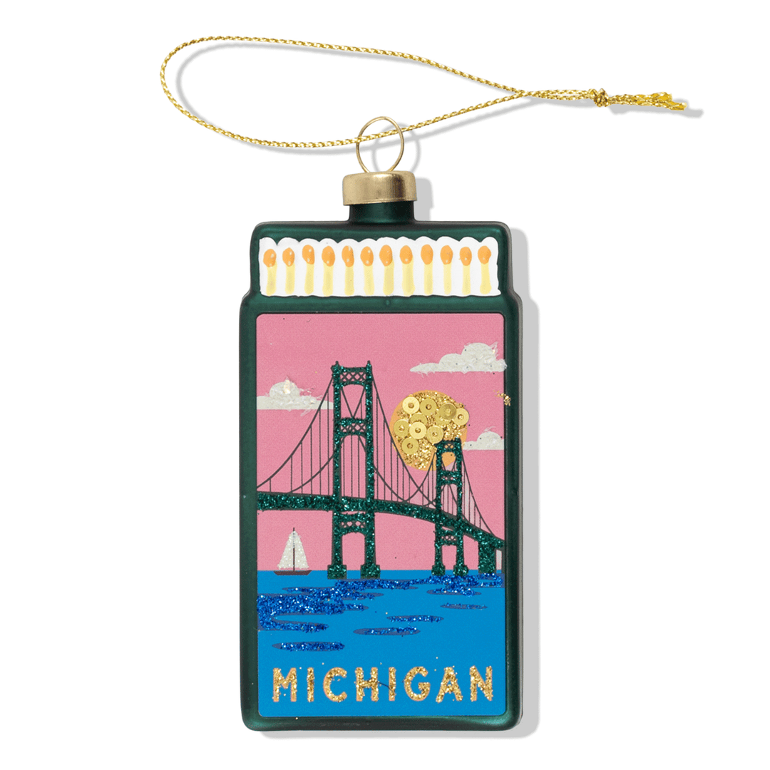 Michigan Matchbook Ornament