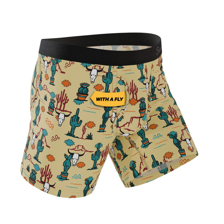 The Mirage | Western Cactus Ball Hammock® Pouch Underwear With Fly