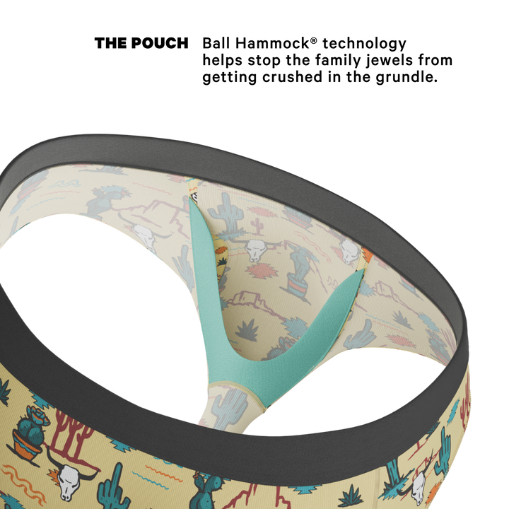 The Mirage | Western Cactus Ball Hammock® Pouch Underwear Briefs