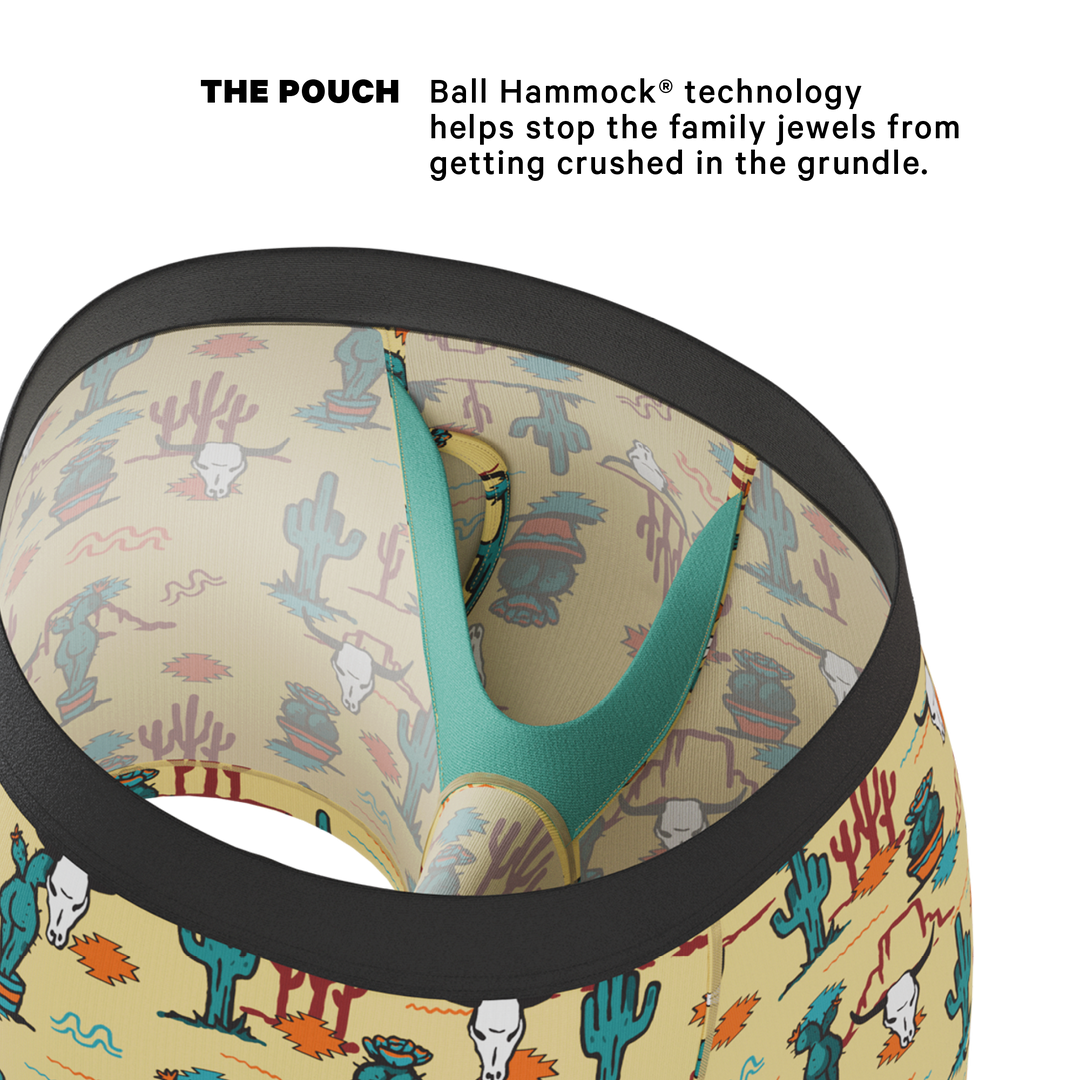 The Mirage | Western Cactus Ball Hammock® Pouch Underwear With Fly