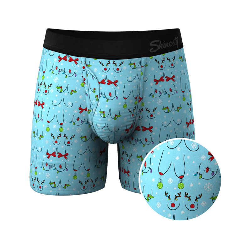 The Mistletots | Christmas Bust Ball Hammock® Pouch Underwear With Fly