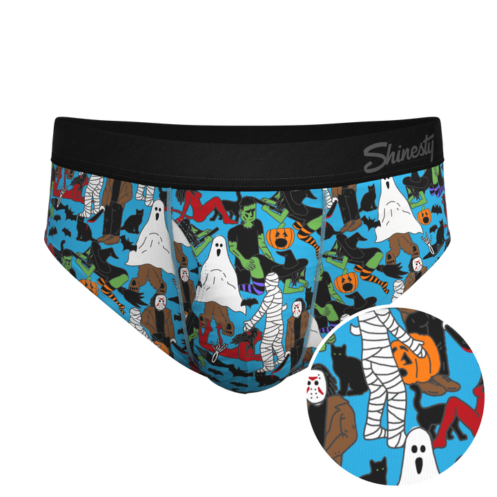 The Monster Smash | Halloween Characters Ball Hammock® Pouch Underwear Briefs