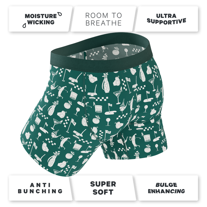 The Mulligan | Green Golf Ball Hammock® Pouch Underwear