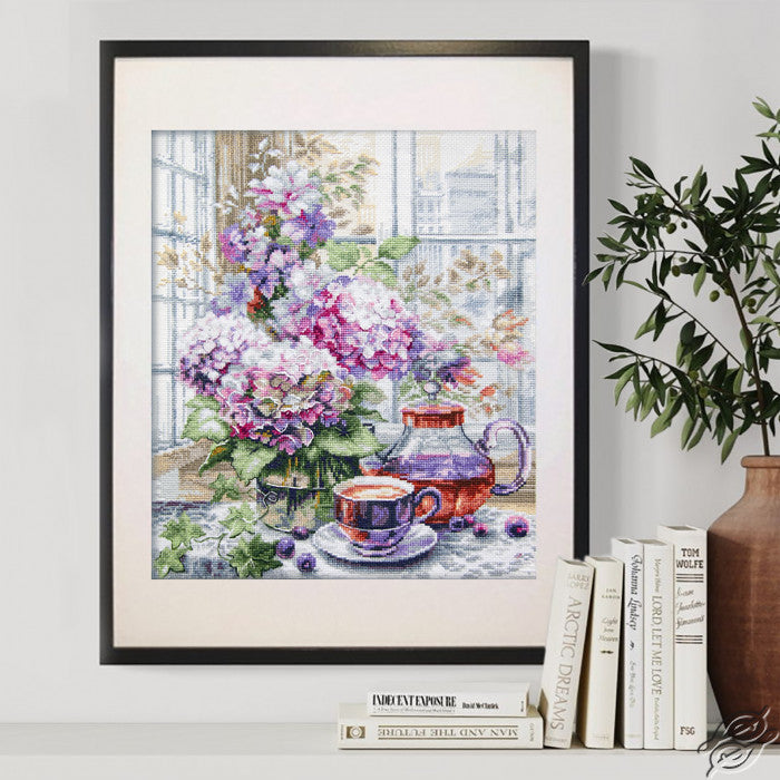 My Serene Morning Counted Cross Stitch Kit by Magic Needle 70-56