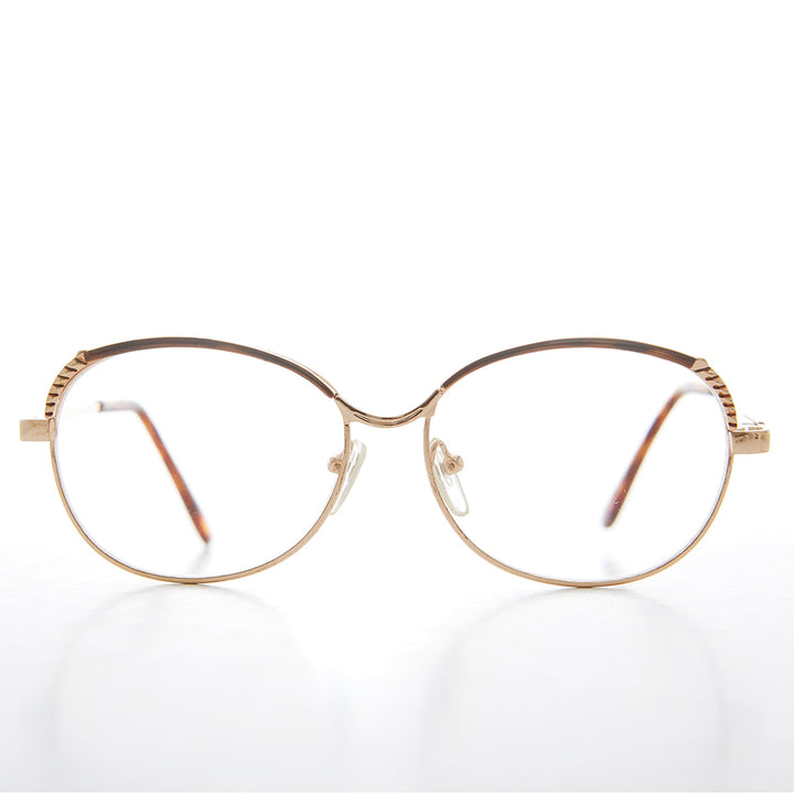 Gold Round Women's Readers - Nichole