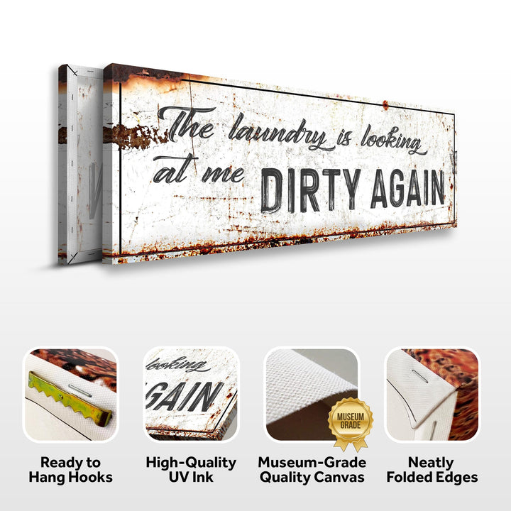Dirty Laundry Sign