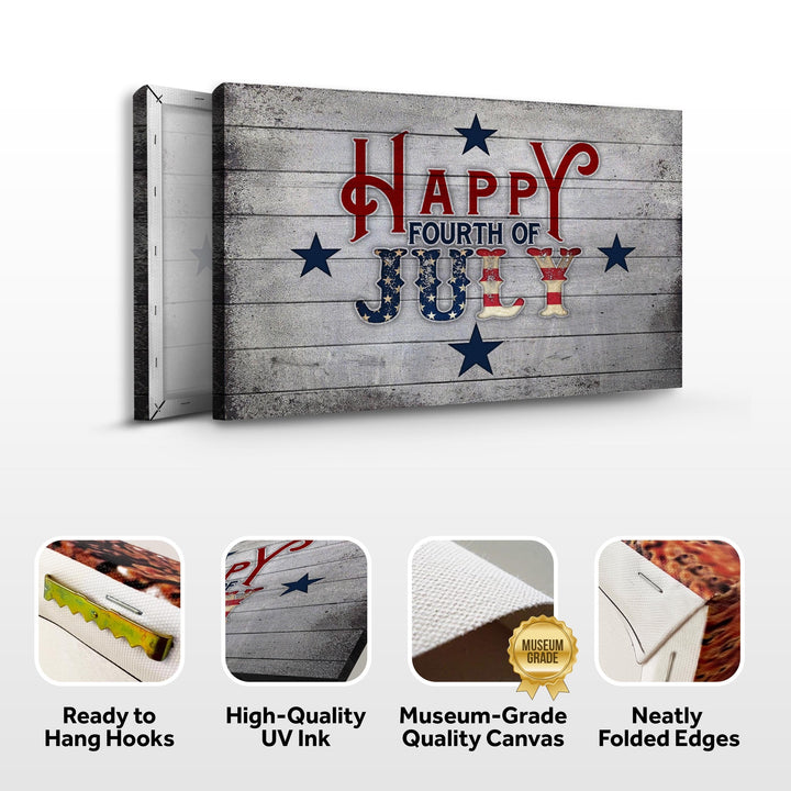 Happy Fourth Of July Sign