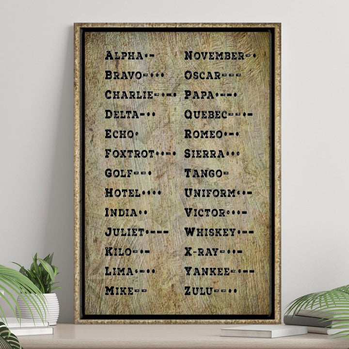 Morse Code Sign