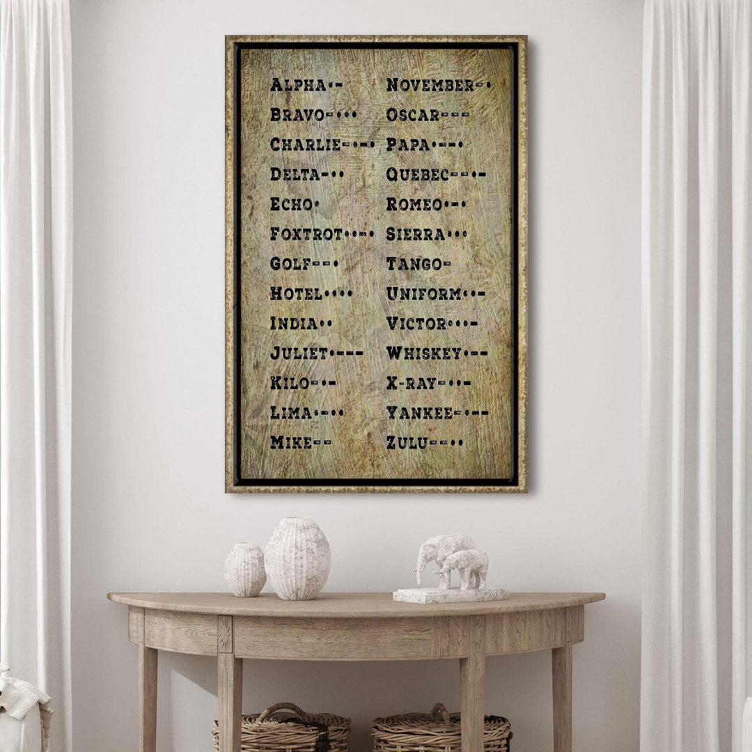 Morse Code Sign
