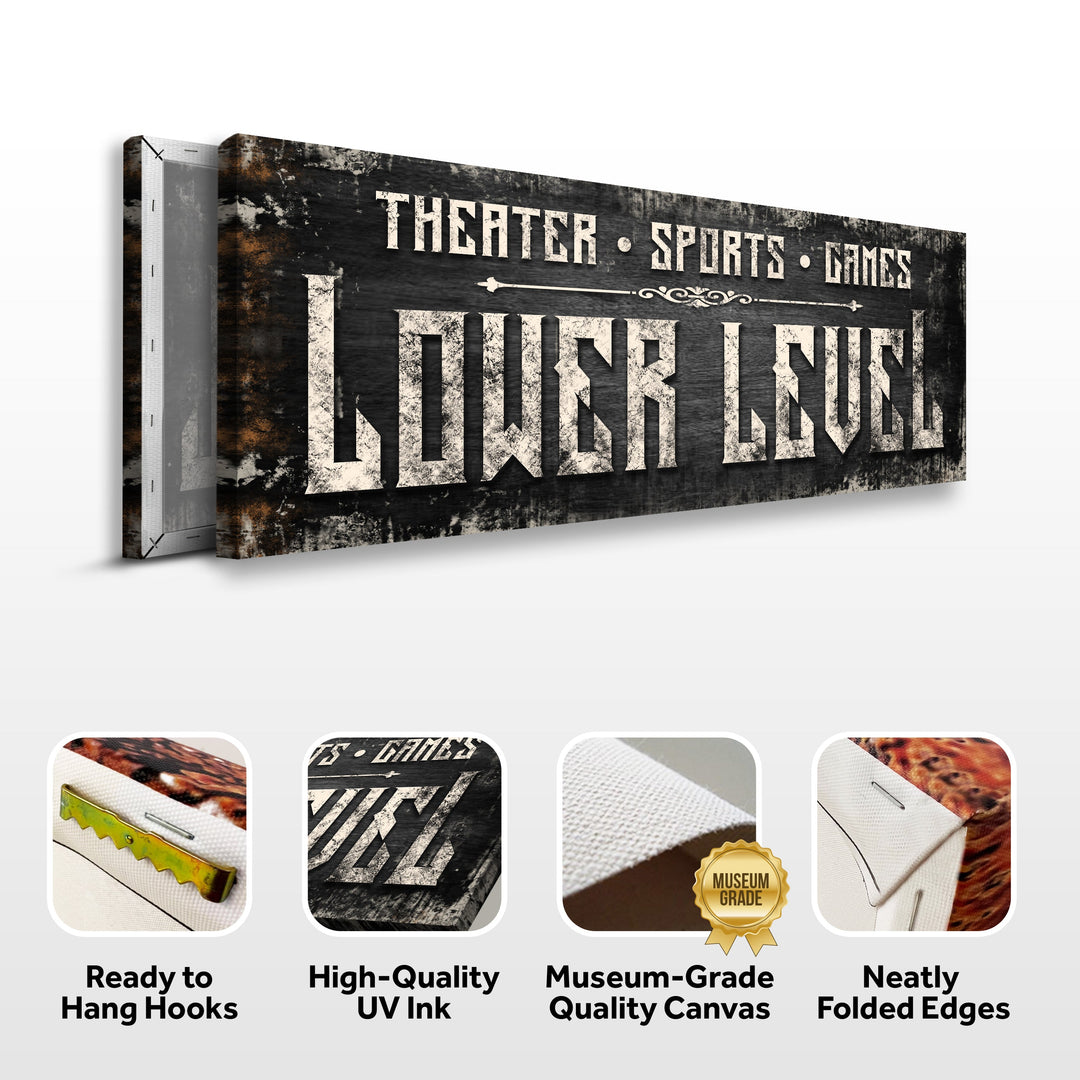 Lower Level Sign