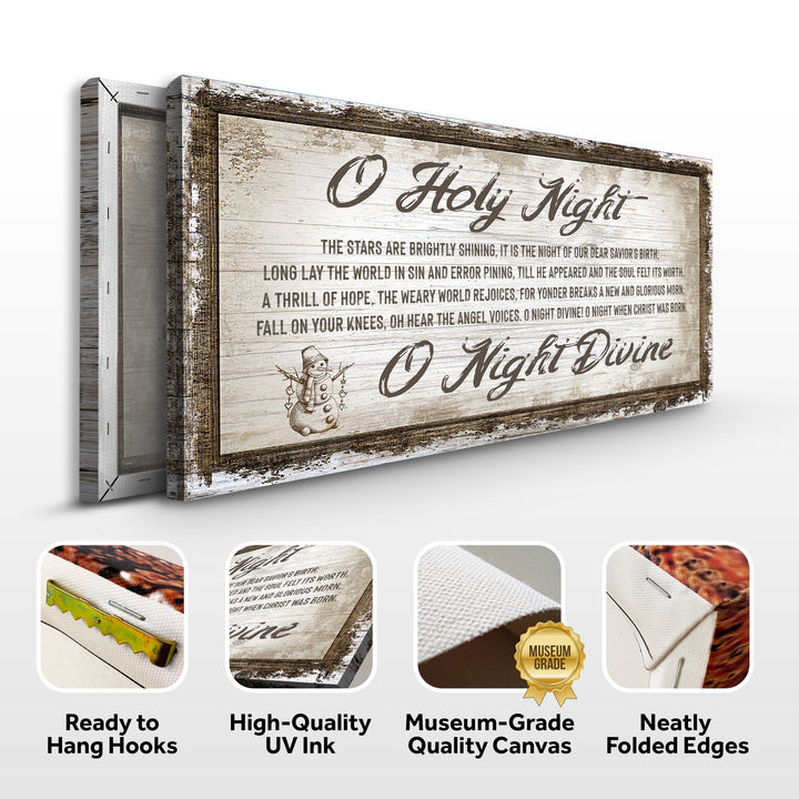 O Holy Night Christmas Sign