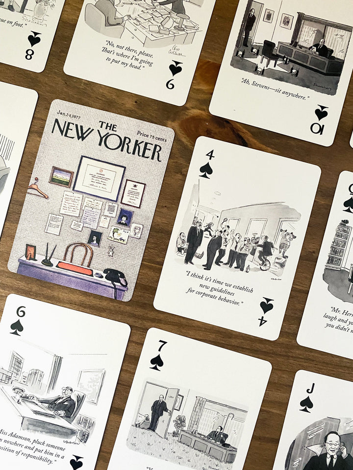 Business and Office Cartoons Playing Cards