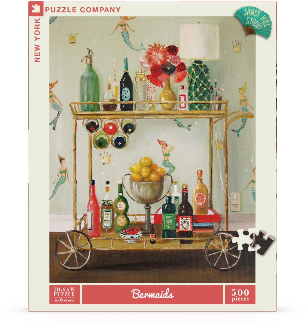 Barmaids Puzzle Featuring Artwork of Janet Hill