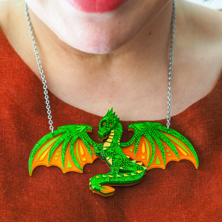 Impressive Scale Necklace by Erstwilder