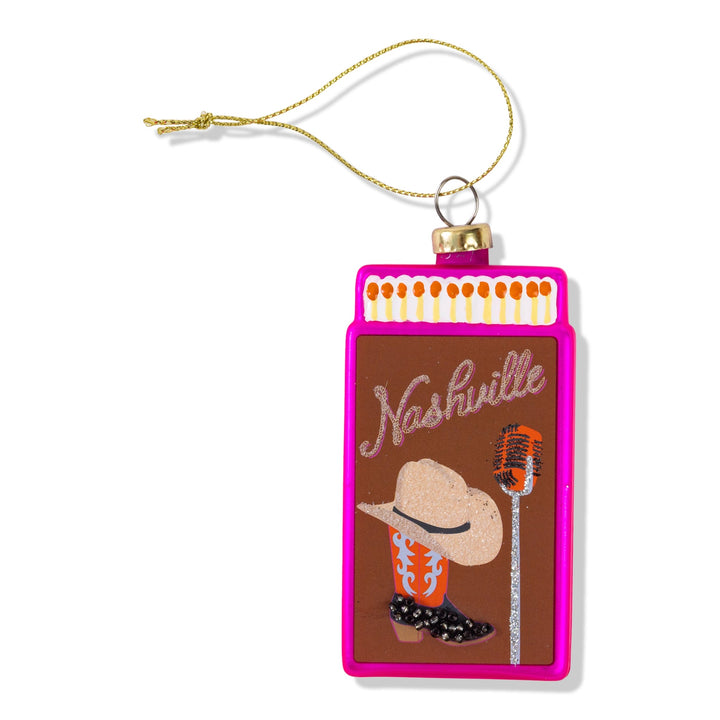 Matchbook Ornament - Nashville