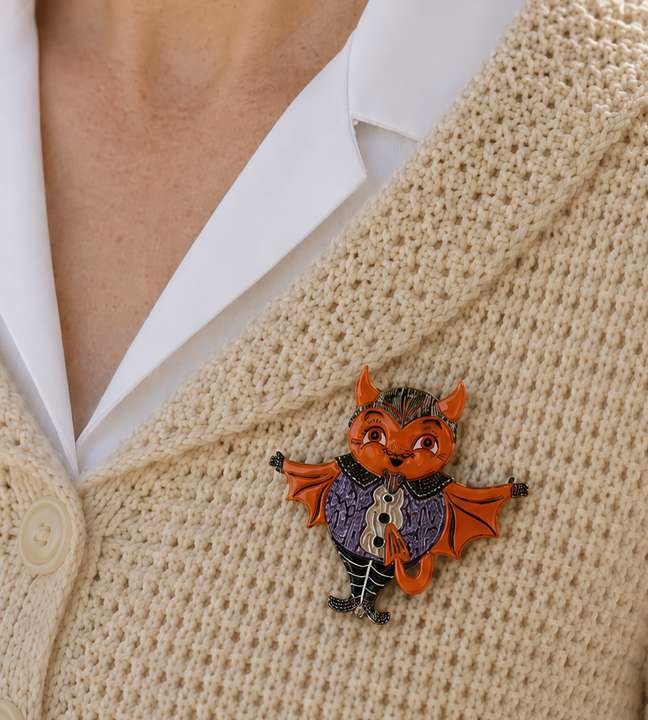 Naughty Nash Brooch by Johanna Parker x Lipstick & Chrome