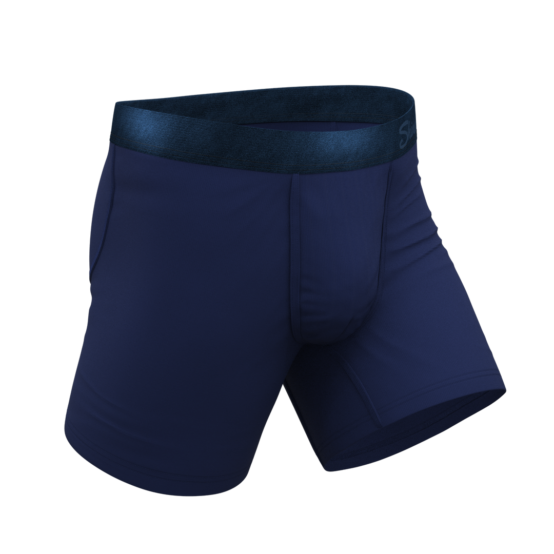 The Navy Jones | Tonal Navy Ball Hammock® Pouch Underwear