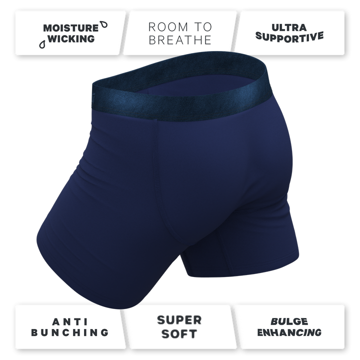 The Navy Jones | Tonal Navy Ball Hammock® Pouch Underwear