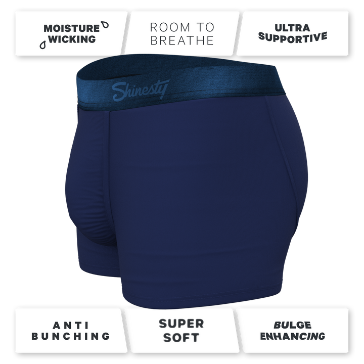 The Navy Jones | Tonal Navy Ball Hammock® Pouch Trunks Underwear