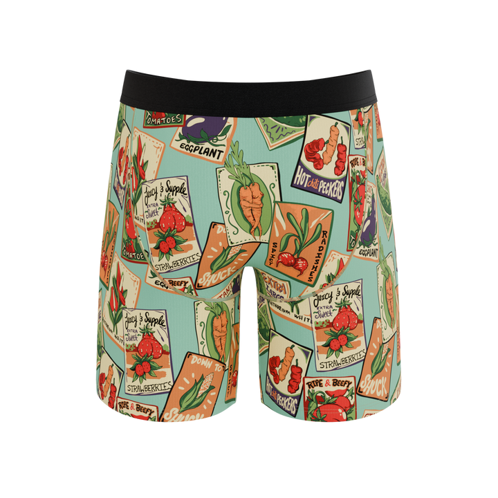 The Need For Seed | Seed Packet Long Leg Ball Hammock® Pouch Underwear With Fly