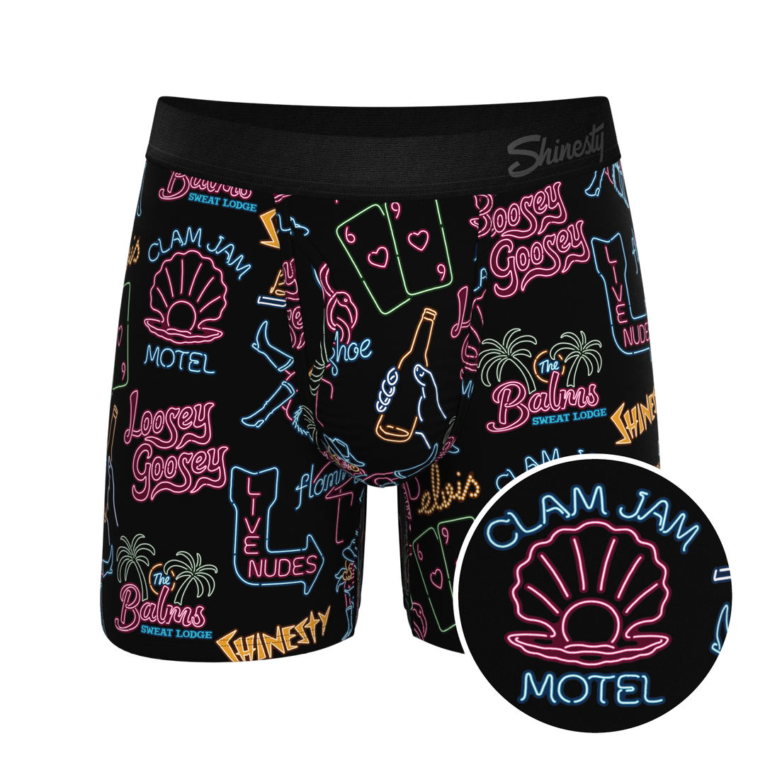 The Neon Dream | Vegas Signs Ball Hammock® Pouch Underwear With Fly