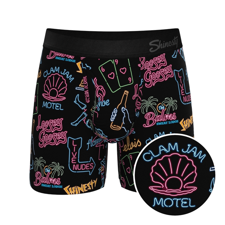 The Neon Dream | Vegas Signs Ball Hammock® Pouch Underwear With Fly