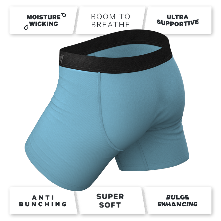 The Neptune | Slate Blue Ball Hammock® Pouch Underwear With Fly