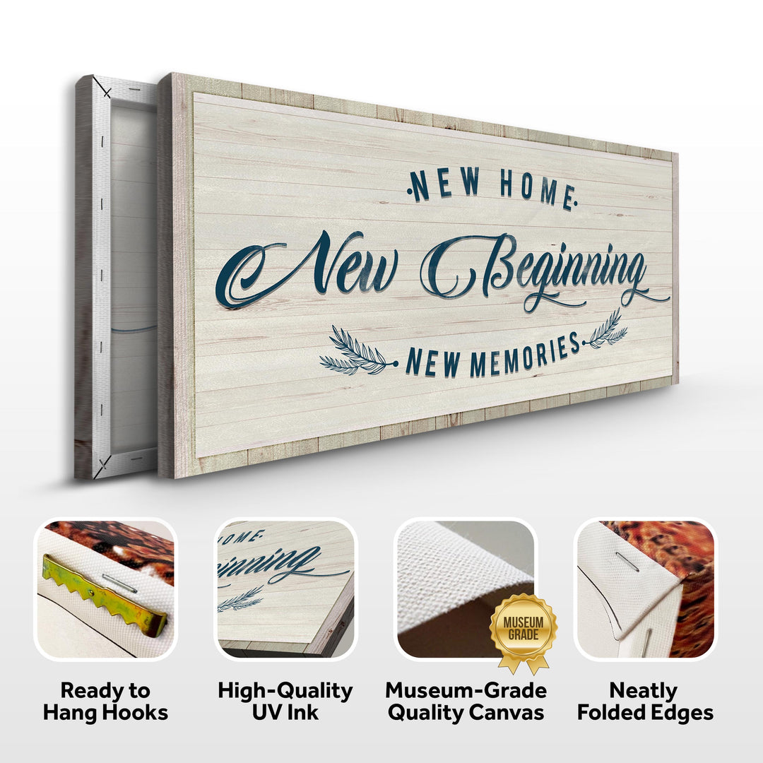 New Home, New Beginning Sign III