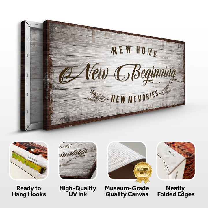 New Home, New Beginning Sign IV