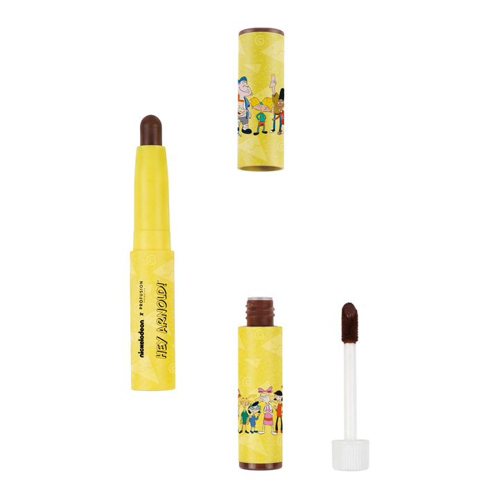 Hey Arnold! | Move It Football Head - Peel Off Lip Stain & Nourishing Lip Balm