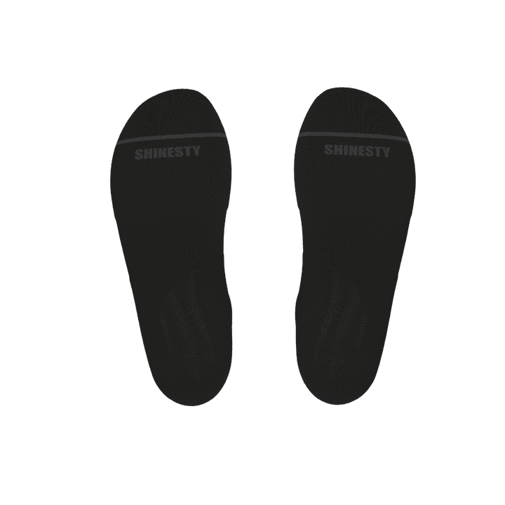 The Night Op | Plain Black Heel Hammock™ Ankle Socks