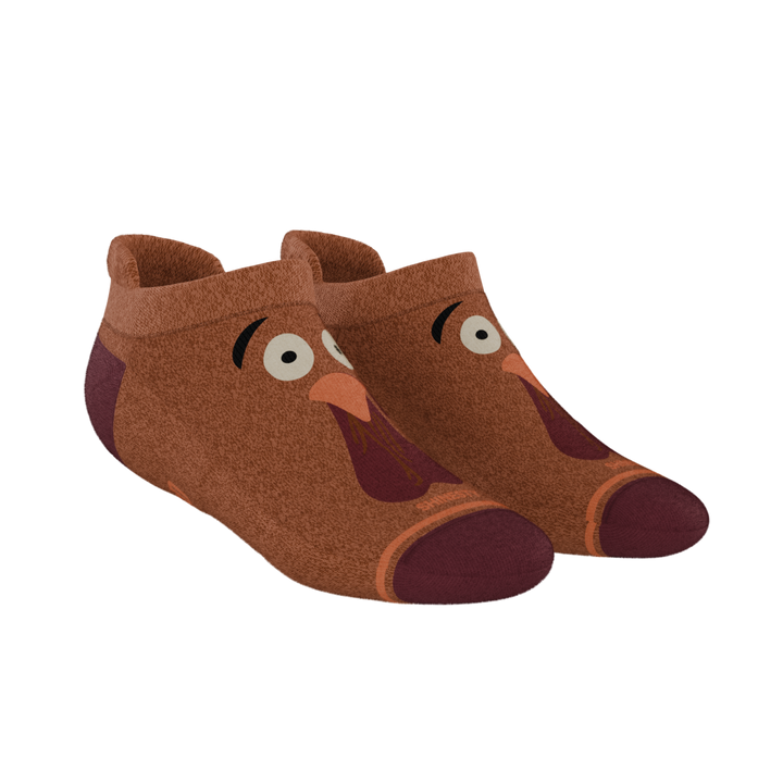 The No Leftovers | Thanksgiving Turkey Heel Hammock™ Ankle Socks