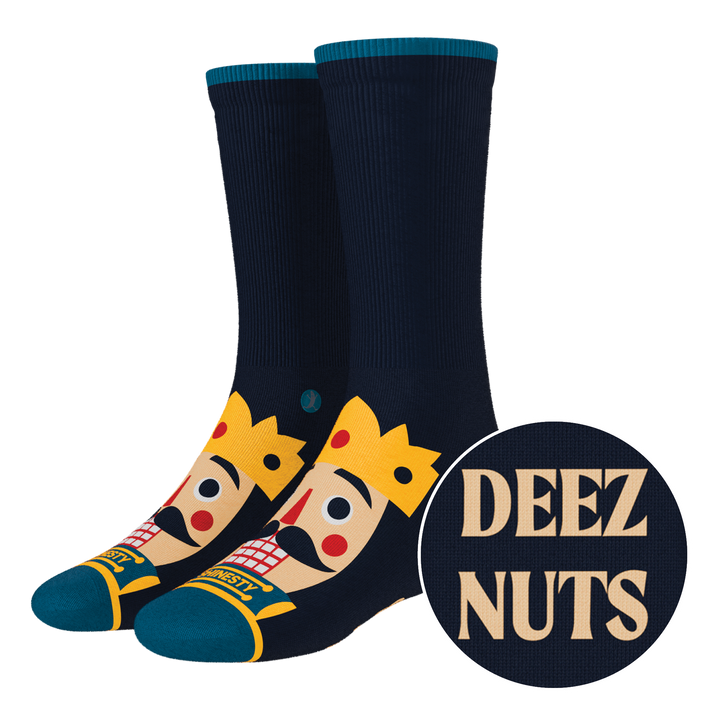 The Nut King | Nutcracker Heel Hammock™ Crew Socks