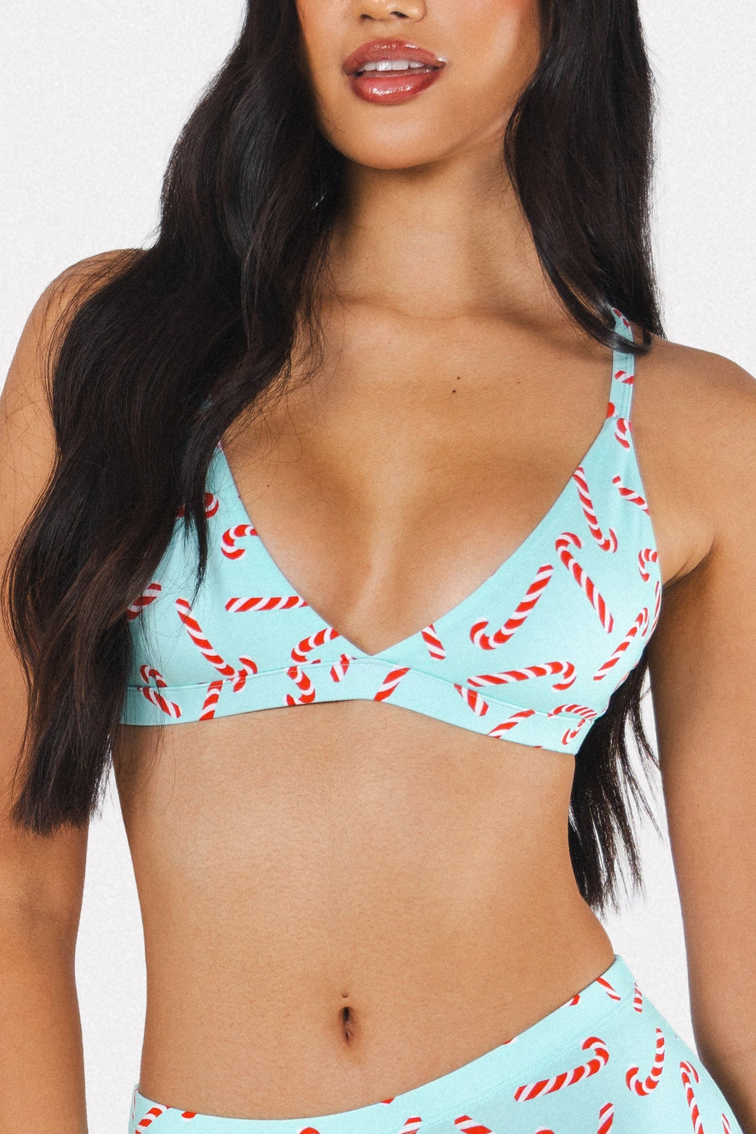 The Peppermint Pimp Canes | Candy Cane Boob Hammock™ Triangle Bralette