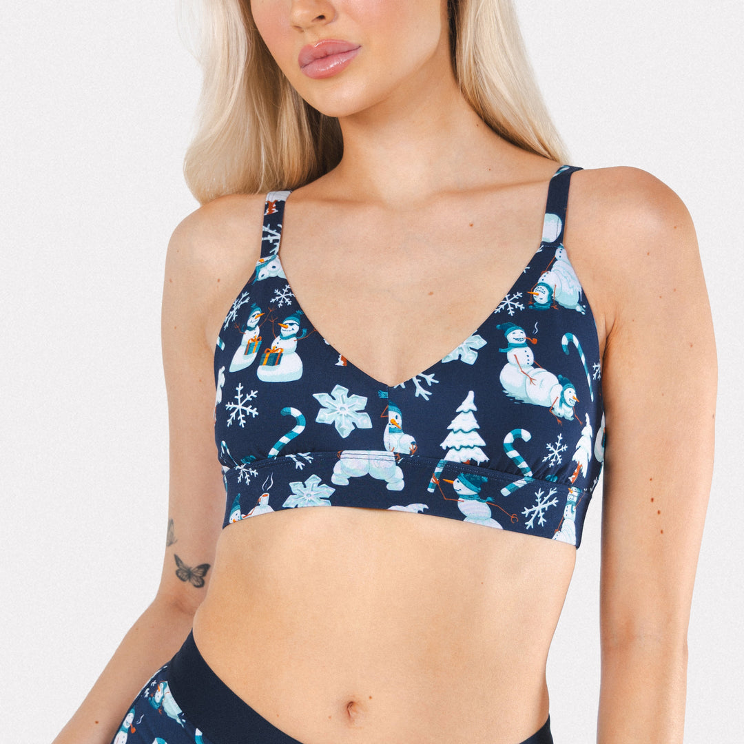 The Big Blizzard | Naughty Snowmen Boob Hammock™ Busty Bralette