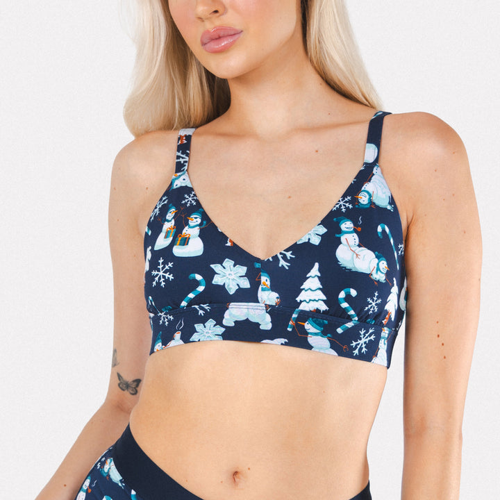 The Big Blizzard | Naughty Snowmen Boob Hammock™ Busty Bralette