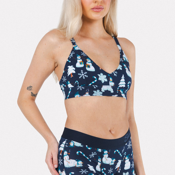 The Big Blizzard | Naughty Snowmen Boob Hammock™ Busty Bralette