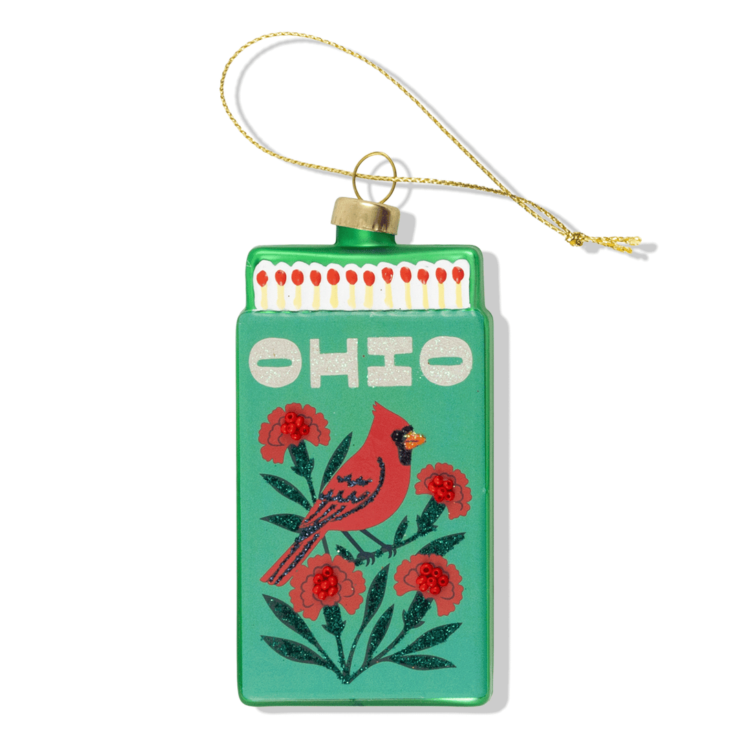 Ohio Matchbook Ornament