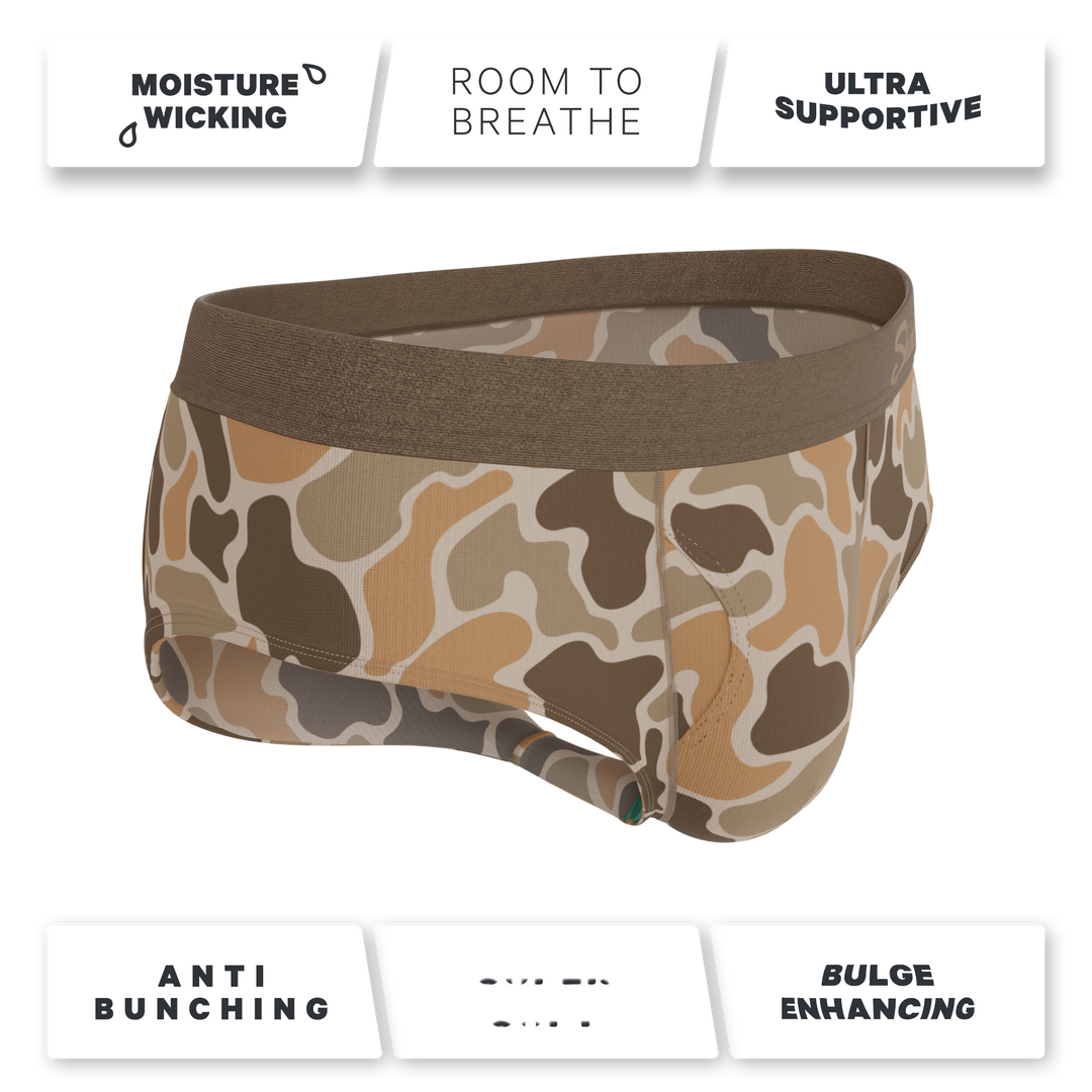 The Out Of Sight | Light Duck Camo Ball Hammock® Pouch Underwear Briefs