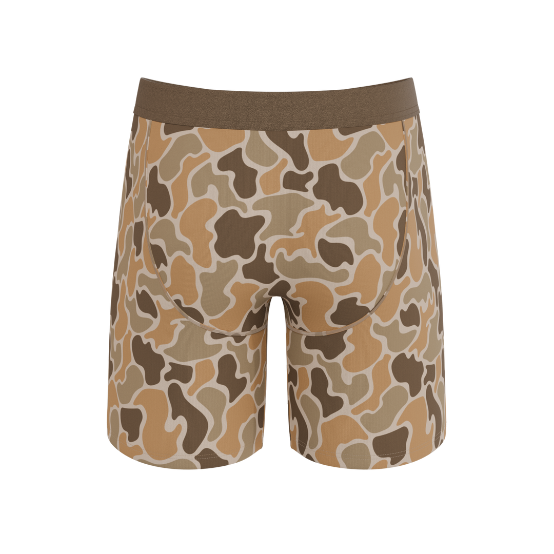 The Out Of Sight | Light Duck Camo Ball Hammock® Boxer - Long Leg