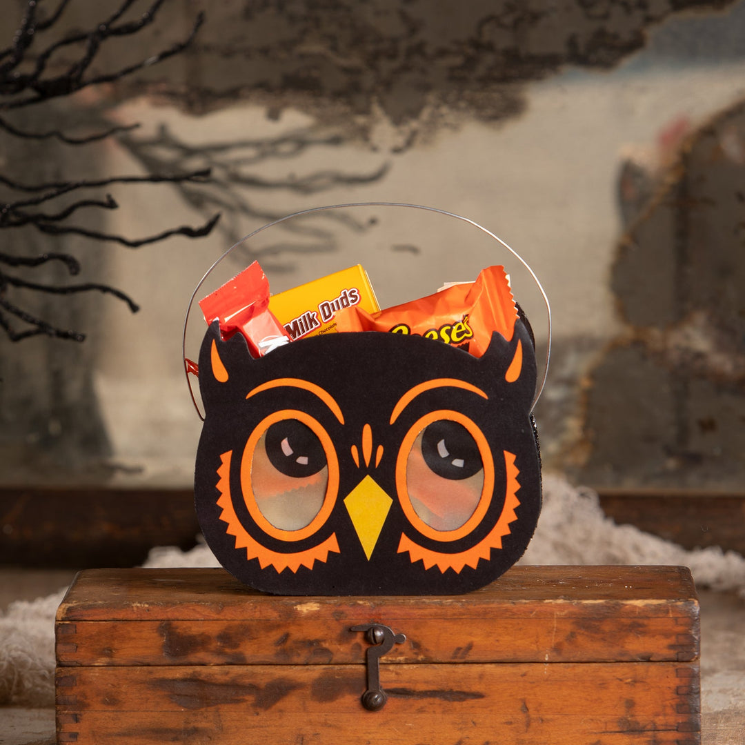 Owl Bucket Luminary by Bethany Lowe Designs, image 2