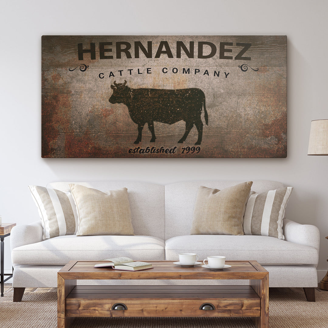Cattle Company Sign